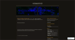 Desktop Screenshot of antologypoeticwork.wordpress.com