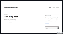 Desktop Screenshot of andmajestyunfurled.wordpress.com