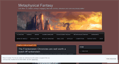 Desktop Screenshot of metaphysicalfantasy.wordpress.com