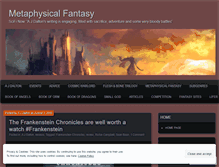 Tablet Screenshot of metaphysicalfantasy.wordpress.com