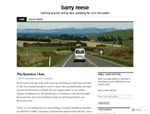 Tablet Screenshot of barryreese.wordpress.com