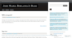 Desktop Screenshot of josemariaberlanga.wordpress.com