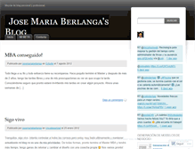 Tablet Screenshot of josemariaberlanga.wordpress.com