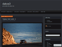 Tablet Screenshot of dakos3.wordpress.com