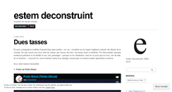 Desktop Screenshot of estemdeconstruint.wordpress.com