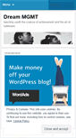 Mobile Screenshot of dreammgmt.wordpress.com