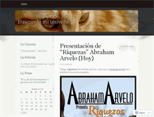 Tablet Screenshot of buscandomiuniverso.wordpress.com