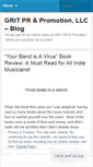 Mobile Screenshot of gritpr.wordpress.com
