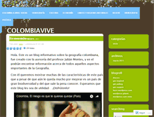 Tablet Screenshot of colombiavive.wordpress.com