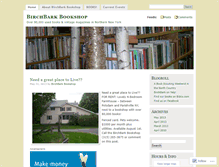 Tablet Screenshot of birchbarkbookshop.wordpress.com