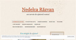 Desktop Screenshot of nedelcarazvan.wordpress.com