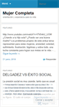 Mobile Screenshot of mujercompleta.wordpress.com