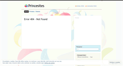 Desktop Screenshot of princesites.wordpress.com