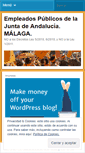 Mobile Screenshot of empleadospublicosmalaga.wordpress.com