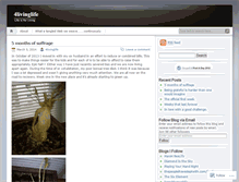 Tablet Screenshot of 4livinglife.wordpress.com
