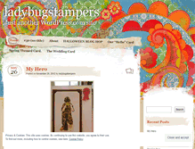 Tablet Screenshot of ladybugstampers.wordpress.com