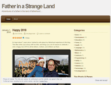 Tablet Screenshot of fatherinastrangeland.wordpress.com