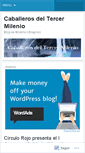 Mobile Screenshot of caballeros3milenio.wordpress.com