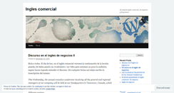 Desktop Screenshot of inglescomercialfacil.wordpress.com