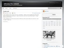Tablet Screenshot of animaluprising.wordpress.com