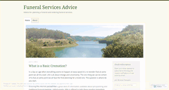 Desktop Screenshot of funeralservicesadvice.wordpress.com
