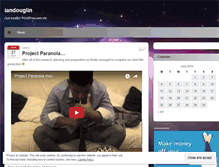 Tablet Screenshot of iandouglin.wordpress.com