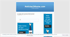 Desktop Screenshot of noticias24horas.wordpress.com