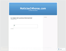 Tablet Screenshot of noticias24horas.wordpress.com