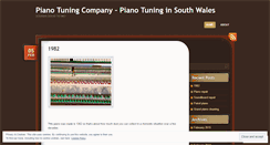 Desktop Screenshot of pianotuningcompany.wordpress.com