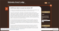 Desktop Screenshot of nebraskagrandlodge.wordpress.com