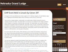 Tablet Screenshot of nebraskagrandlodge.wordpress.com