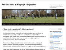 Tablet Screenshot of klapwijkveld.wordpress.com