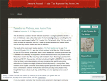 Tablet Screenshot of jerseyjoe49.wordpress.com