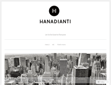 Tablet Screenshot of hanadianti.wordpress.com