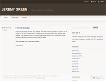 Tablet Screenshot of greenhornet79.wordpress.com