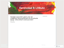 Tablet Screenshot of karenzdad.wordpress.com