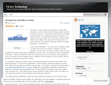 Tablet Screenshot of loveoftechnology.wordpress.com
