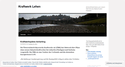 Desktop Screenshot of kraftwerklehen.wordpress.com