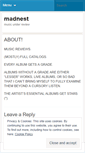 Mobile Screenshot of madnest.wordpress.com