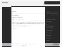 Tablet Screenshot of madnest.wordpress.com