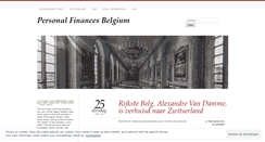 Desktop Screenshot of personalfinancesbelgium.wordpress.com