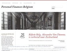 Tablet Screenshot of personalfinancesbelgium.wordpress.com