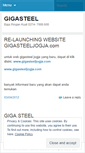 Mobile Screenshot of gigasteeljogja.wordpress.com