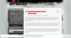 Desktop Screenshot of muttmaddness.wordpress.com