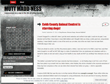 Tablet Screenshot of muttmaddness.wordpress.com