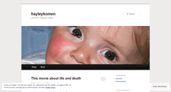 Desktop Screenshot of hayleykomen.wordpress.com