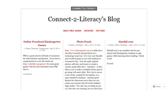 Desktop Screenshot of connect2literacy.wordpress.com