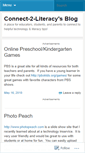 Mobile Screenshot of connect2literacy.wordpress.com
