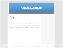 Tablet Screenshot of medusasyndrome.wordpress.com