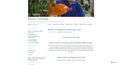 Desktop Screenshot of brunosartbarge.wordpress.com